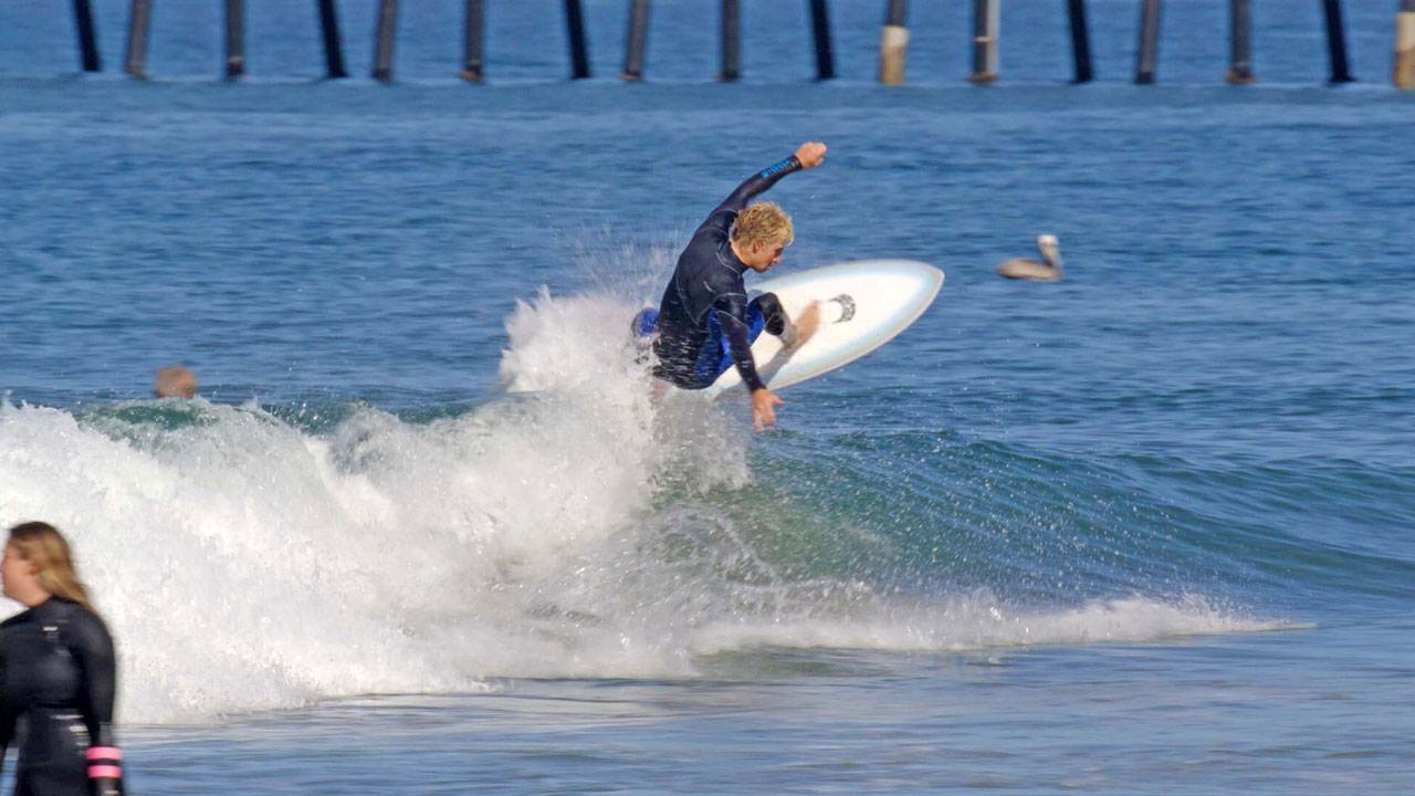 Hayden Rodgers fast and free surfing.