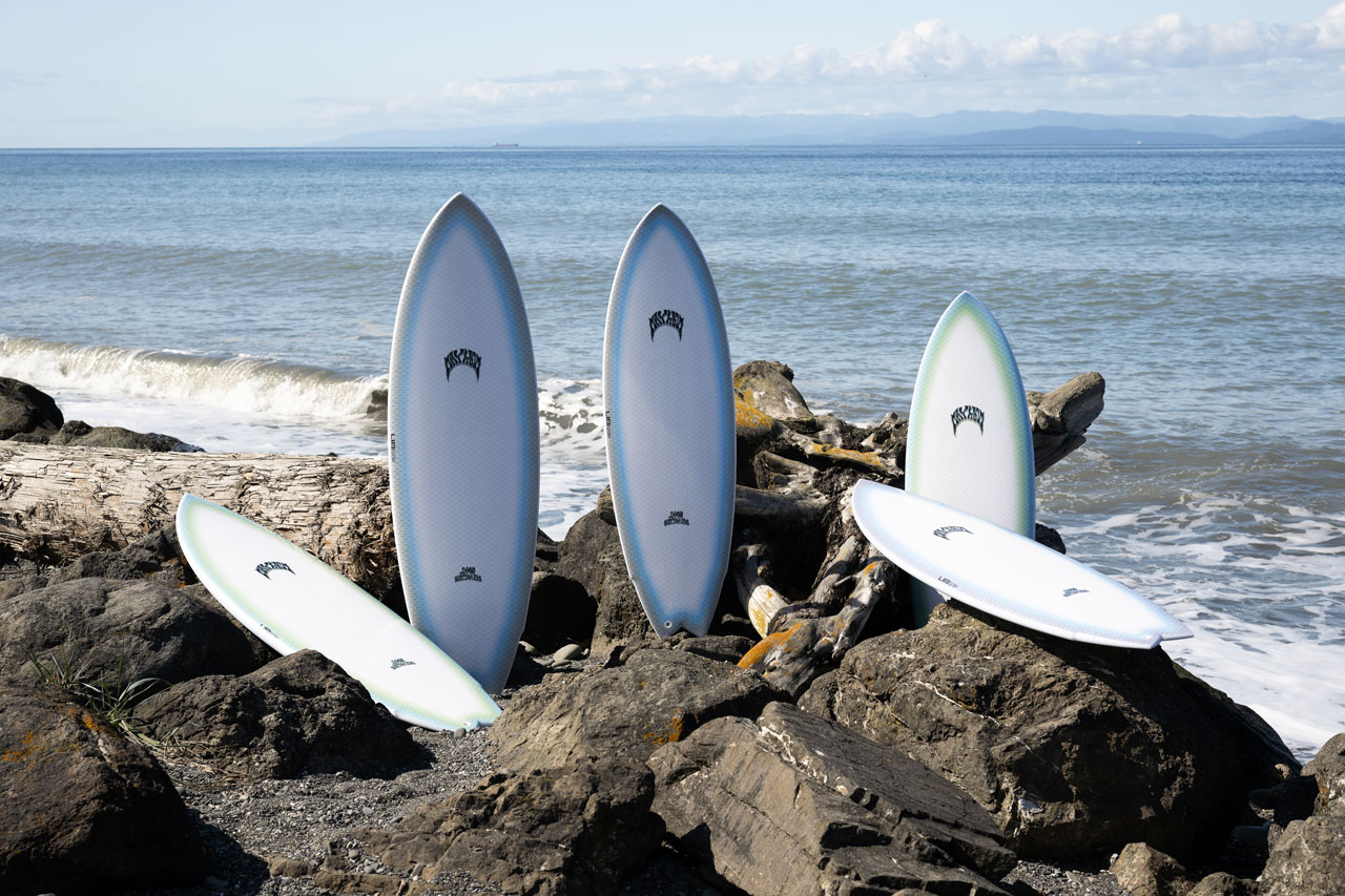 Lib Tech x Mayhem Pisces surfboard sizes