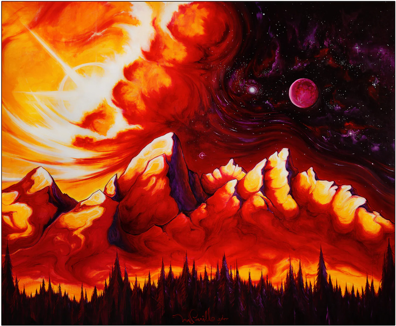 Red Tetons by Mike Parillo first featured on the Lib Tech Emmagator