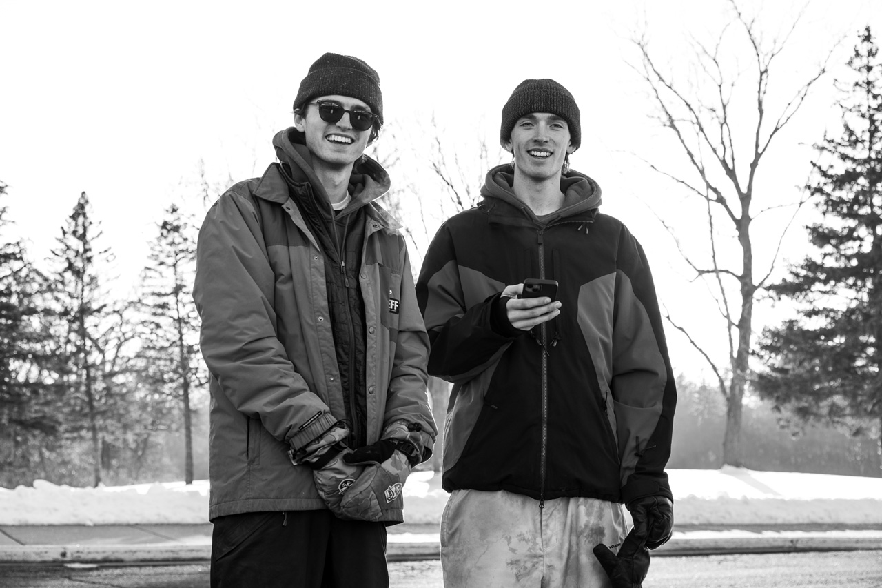 Alex Kirkland and his brother, Brandon