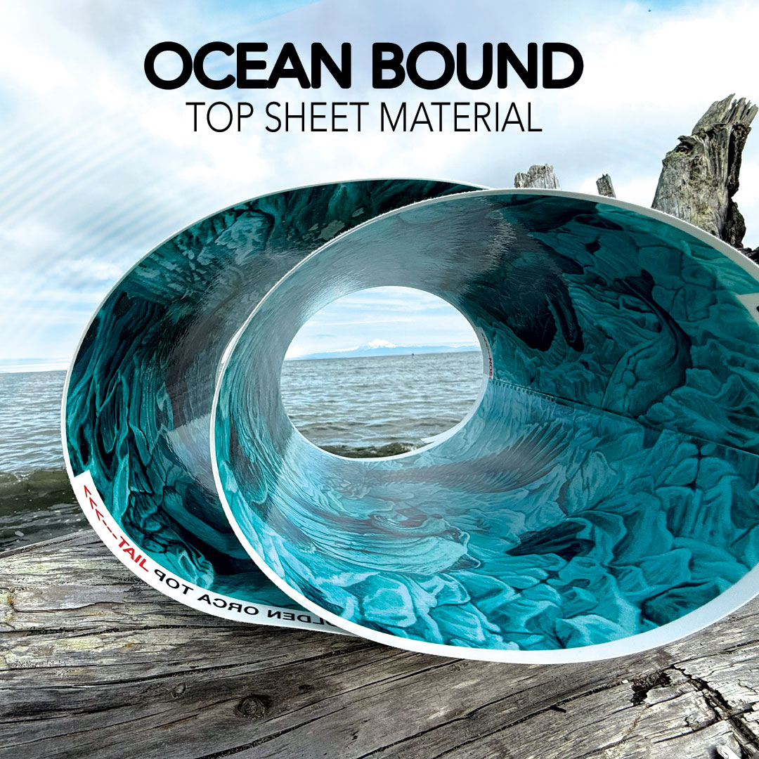 Lib Tech Ocean Bound upcycled top sheet material